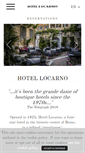 Mobile Screenshot of hotellocarno.com