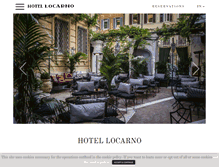 Tablet Screenshot of hotellocarno.com